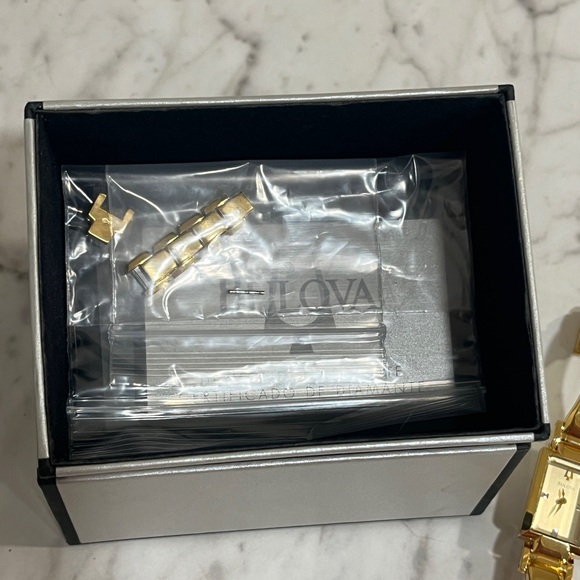 NWT Gold Diamond Women’s Bulova Watch